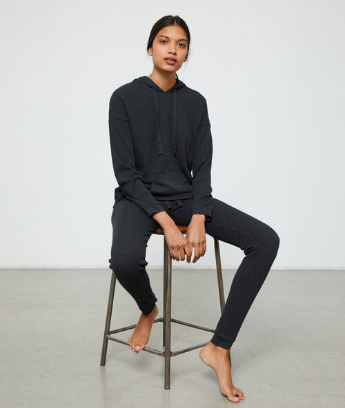 Pantalón homewear ajustado c.gris.