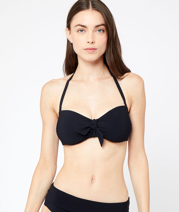 Sujetador bikini bandeau liso. Copa B-E Sujetador bikini bandeau liso. Copa B-E