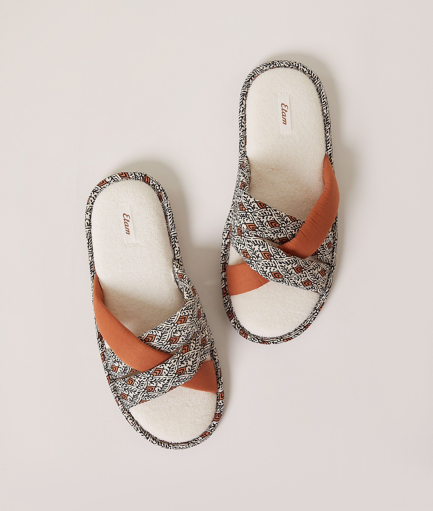 Zapatillas tipo chancla, tiras cruzadas - SAMBRE - MULTICOLORE - ETAM