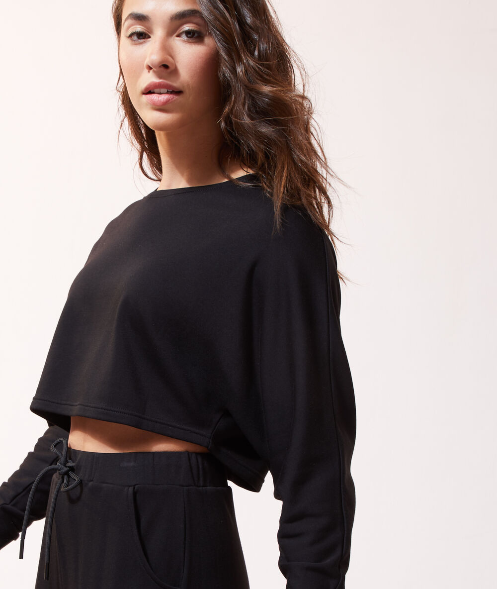 Sudadera chándal negro.