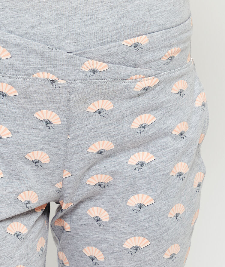 Pantalón estampado fantasía c.gris.