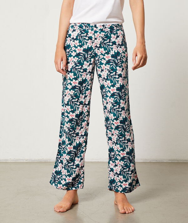 Pantalón estampado floral Pantalón estampado floral;${refinementColor}