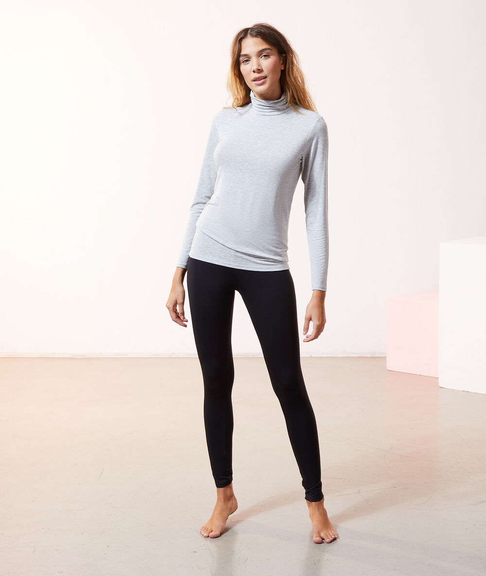 Leggings viscosa negro.