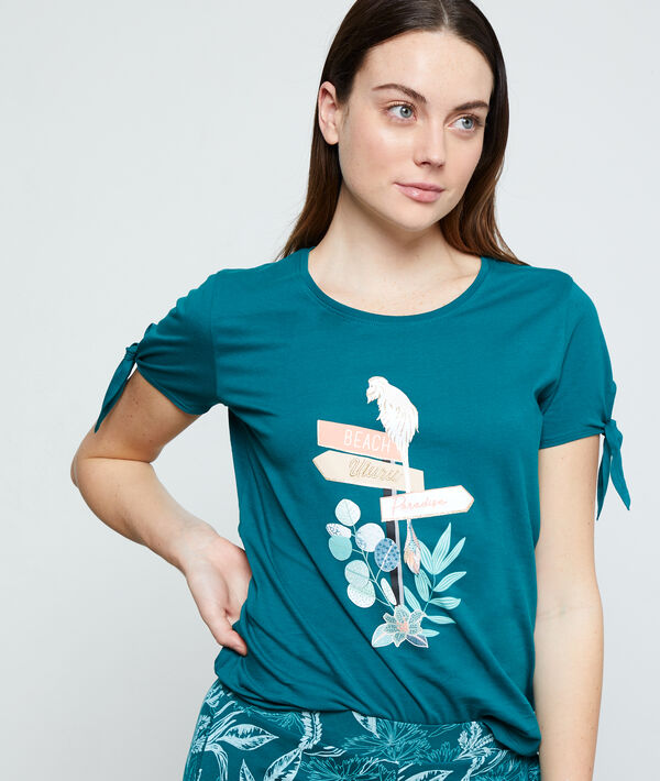 Camiseta dibujo tropical Camiseta dibujo tropical;${refinementColor}