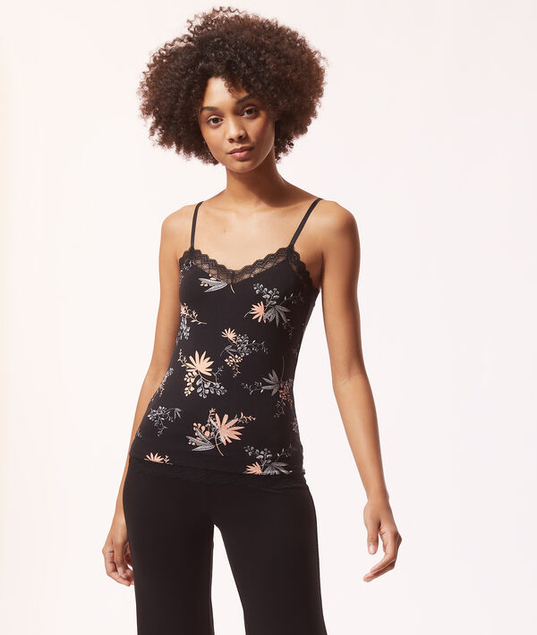 Top escotado estampado floral Top escotado estampado floral;${refinementColor}