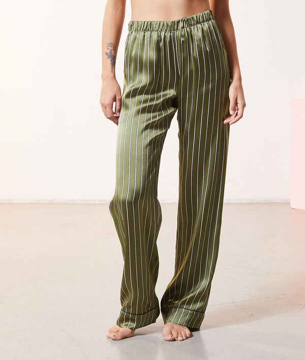 Pantalon de pyjama en soie Pantalon de pyjama en soie;${refinementColor}