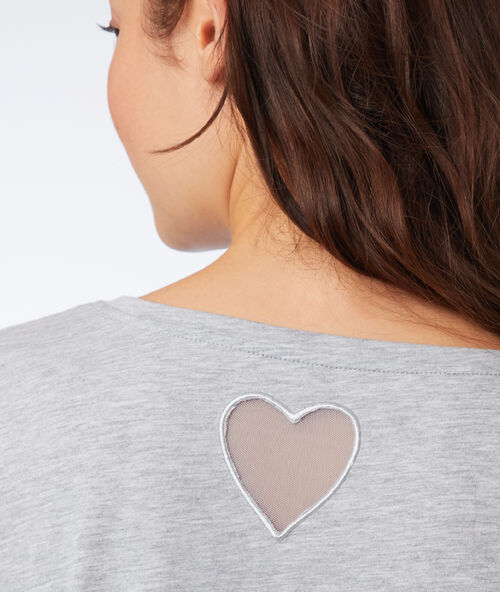 Camiseta kiss me antracita.