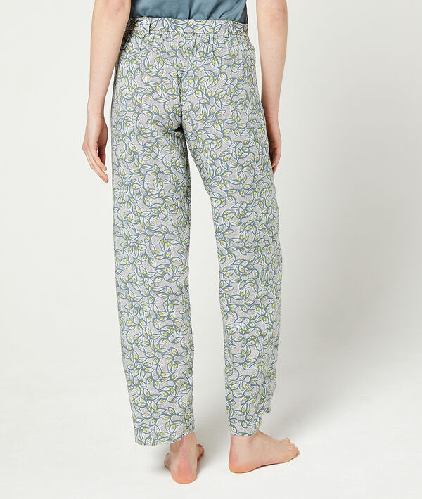 Pantalón estampado hojas Pantalón estampado hojas;${refinementColor}