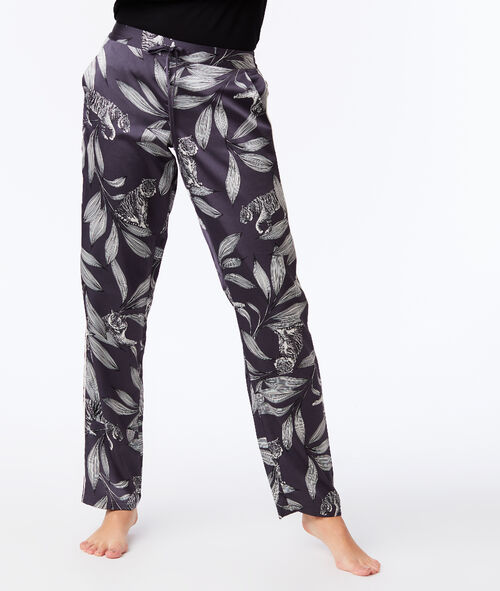Pantalón largo estampado floral Pantalón largo estampado floral