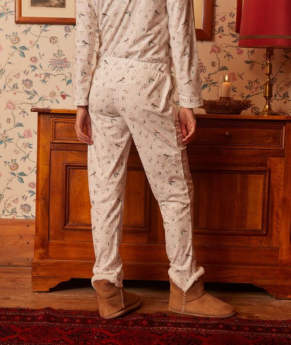 Pantalón estampado pájaros Pantalón estampado pájaros