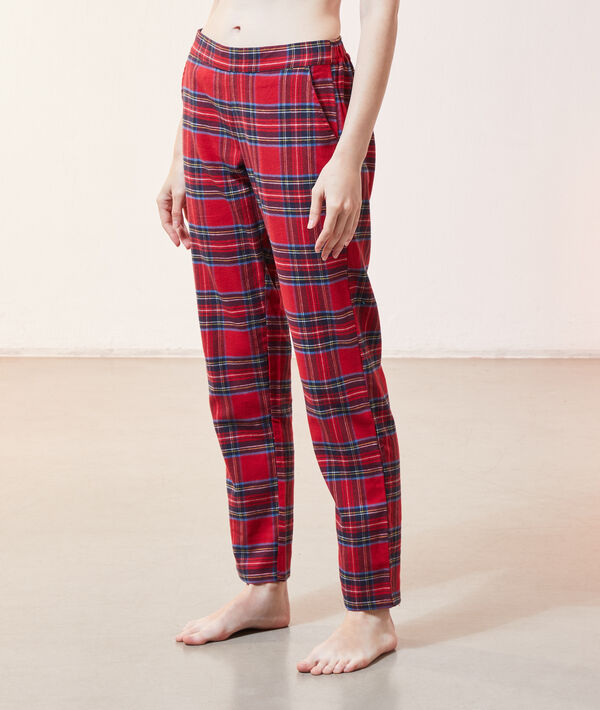 Pantalón estampado de cuadros Pantalón estampado de cuadros;${refinementColor}