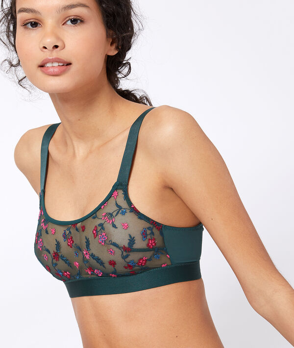 Bralette bordados florales Bralette bordados florales