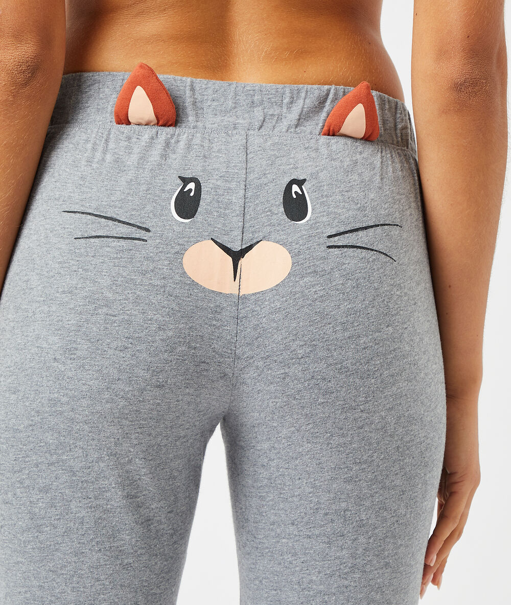 Pantalón gato antracita.