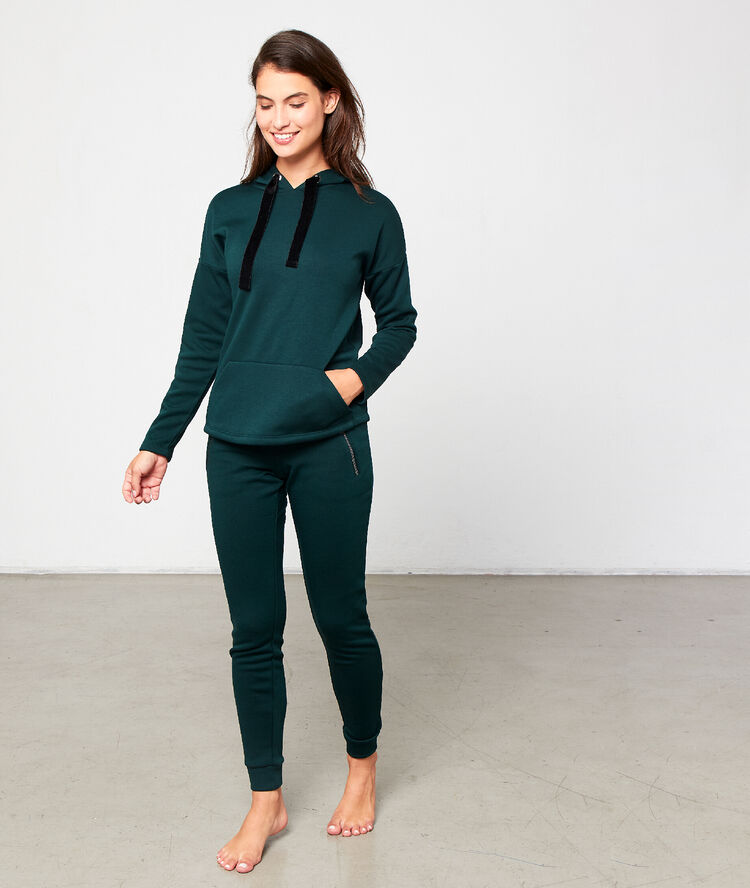 Pantalón homewear verde.