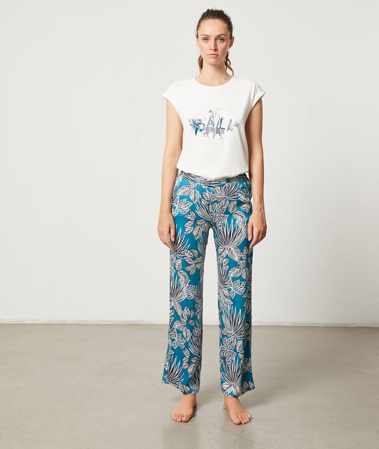 Camiseta estampada crudo.