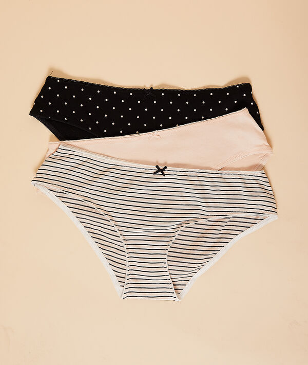 Lote de 3 culotes estampados Lote de 3 culotes estampados;${refinementColor}