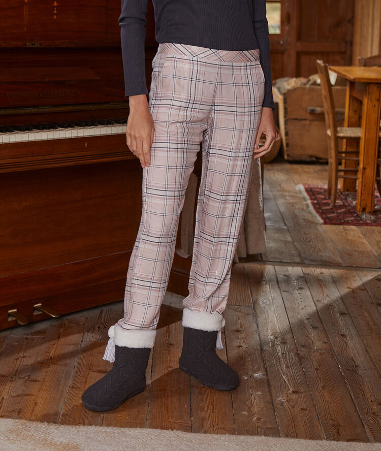 Conjunto pijama con antifaz de noche c.gris.