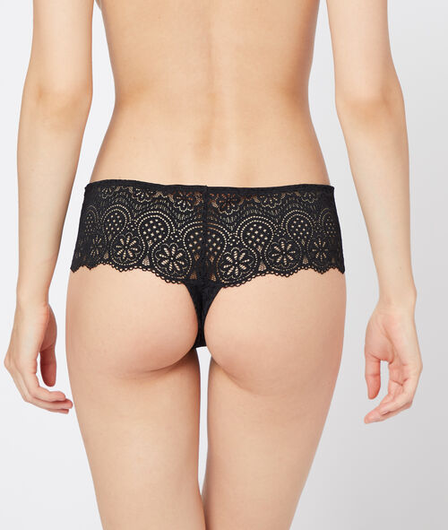 Tanga de encaje floral Tanga de encaje floral