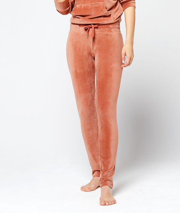 Pantalón homewear terciopelo Pantalón homewear terciopelo