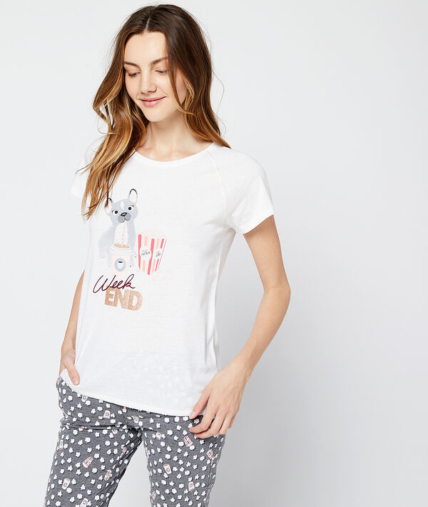 Camiseta estampado perro Camiseta estampado perro