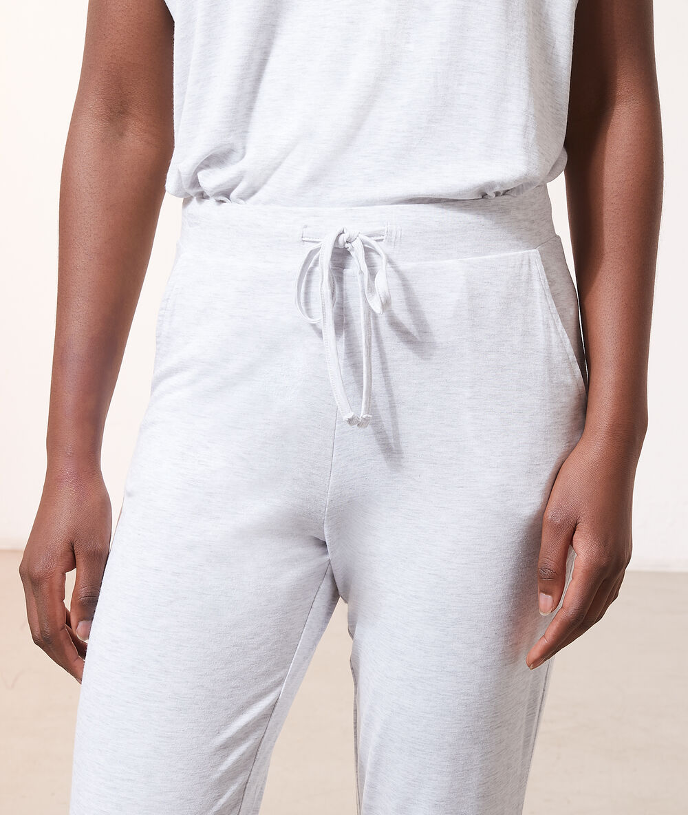 Pantalón pijama liso c.gris.