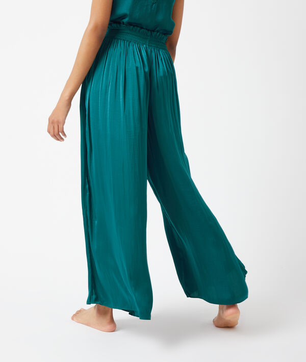 Pantalón de satén holgado Pantalón de satén holgado;${refinementColor}