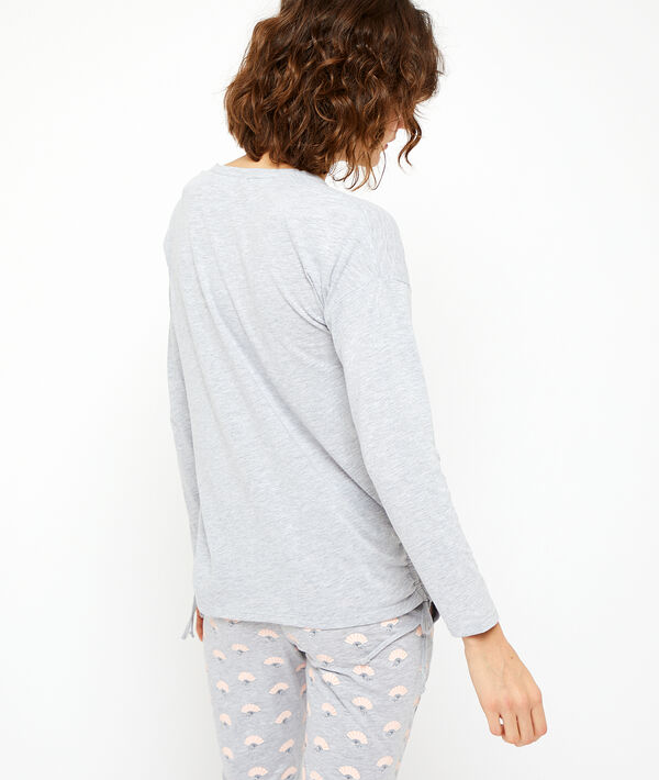 Camiseta manga larga 'let's stay in bed' Camiseta manga larga 'let's stay in bed'