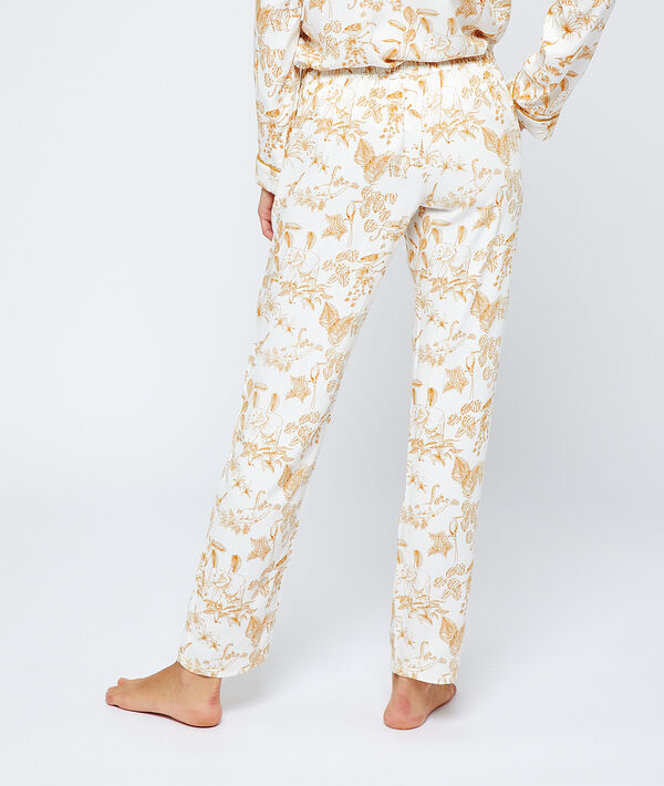 Pantalón pijama estampado selva Pantalón pijama estampado selva