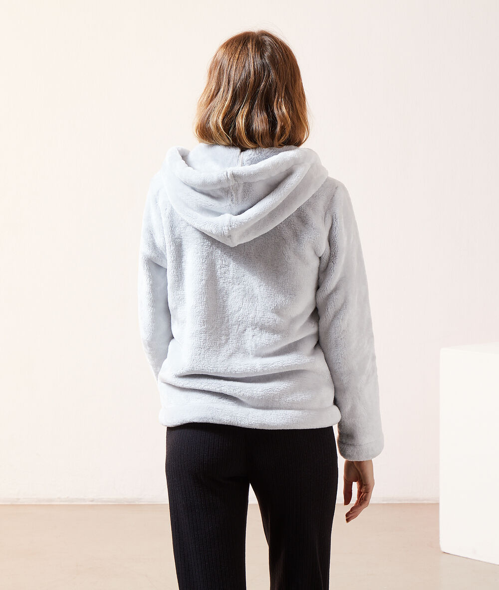 Chaqueta tipo sudadera c.gris.