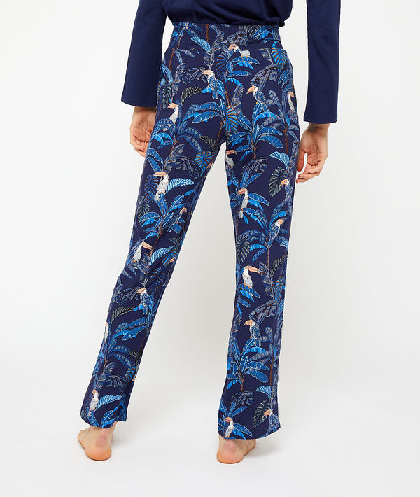 Pantalón estampado tropical Pantalón estampado tropical;${refinementColor}