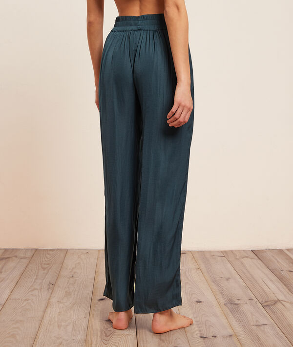 Pantalón pijama con lazada Pantalón pijama con lazada;${refinementColor}
