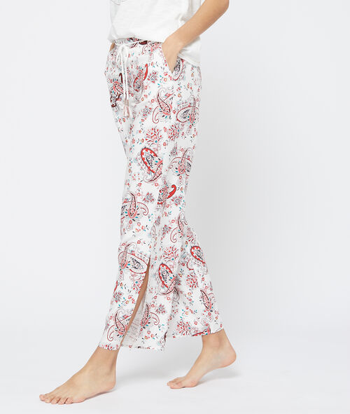 Pantalón estampado de cachemira Pantalón estampado de cachemira