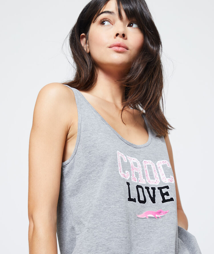 Camisón 'croc love' c.gris.