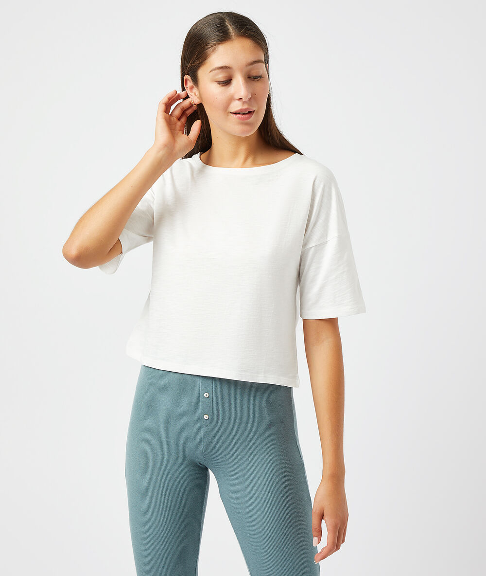 Camiseta lisa blanco.