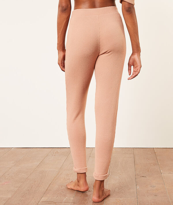 Pantalón jogger, tejido canalé Pantalón jogger, tejido canalé;${refinementColor}