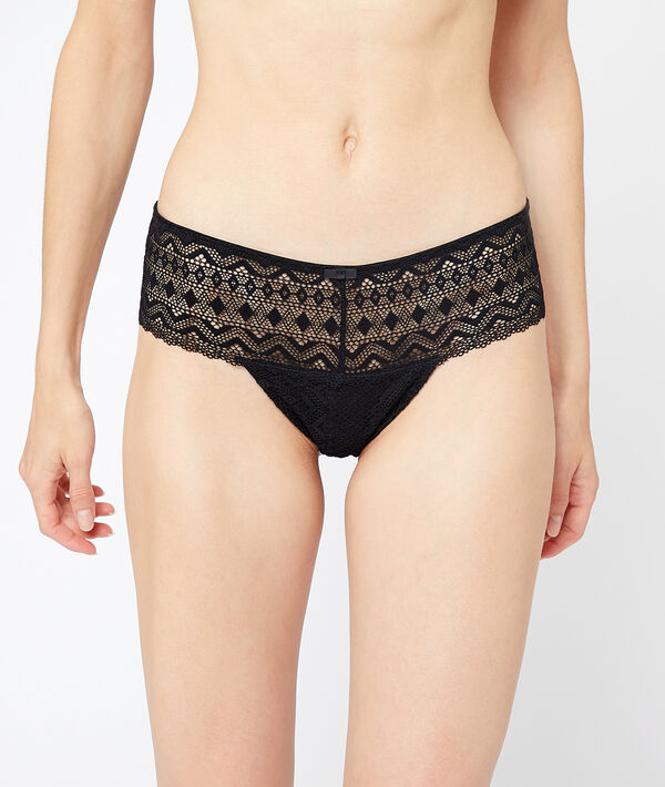 Tanga de encaje gráfico Tanga de encaje gráfico
