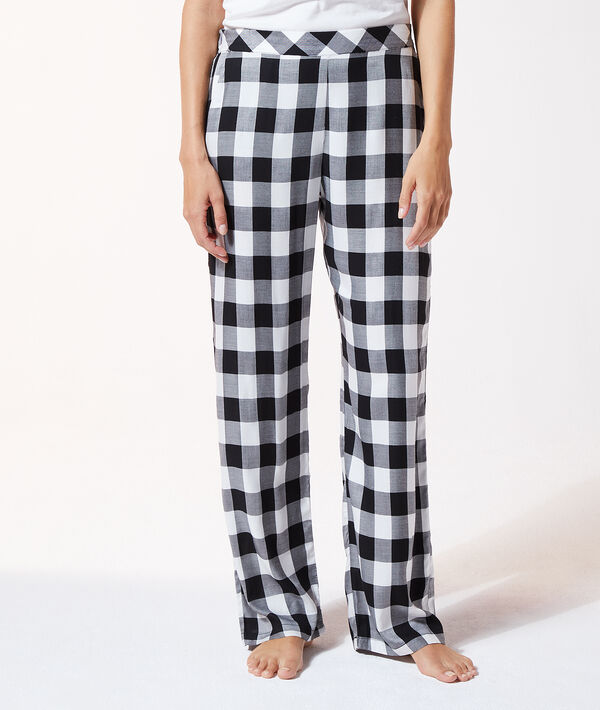 Pantalón estampado de cuadros Pantalón estampado de cuadros;${refinementColor}
