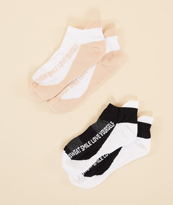 Lote de 2 pares de calcetines deportivos Lote de 2 pares de calcetines deportivos;${refinementColor}