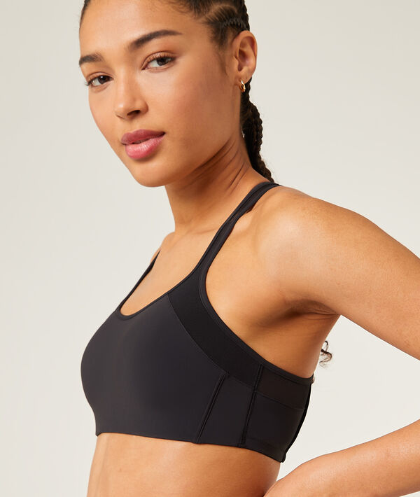 Top deportivo, sujeción fuerte - ADIA - XXL - Negro - Mujer - Etam