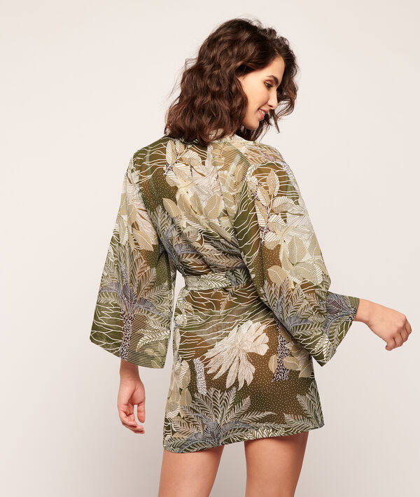 Kimono estampado tropical Kimono estampado tropical;${refinementColor}