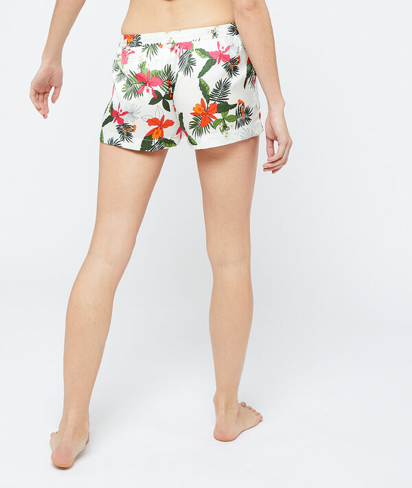 Pantalón corto estampado tropical Pantalón corto estampado tropical;${refinementColor}