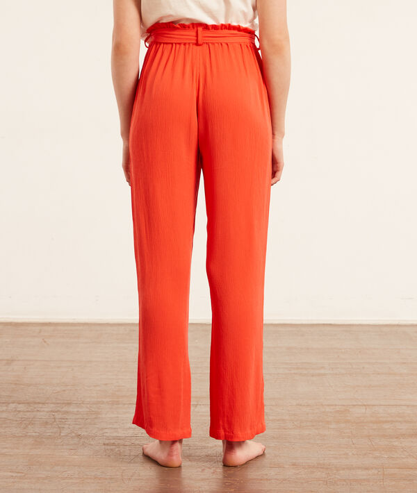 Pantalón pijama con lazada Pantalón pijama con lazada;${refinementColor}