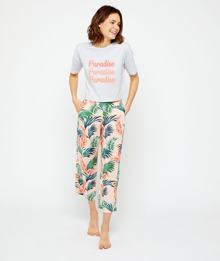 Camiseta 'paradise' c.gris.