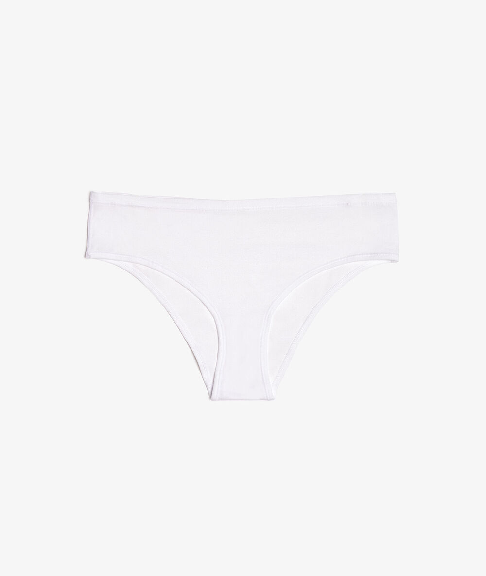 Braguita brasileña de algodón blanco.