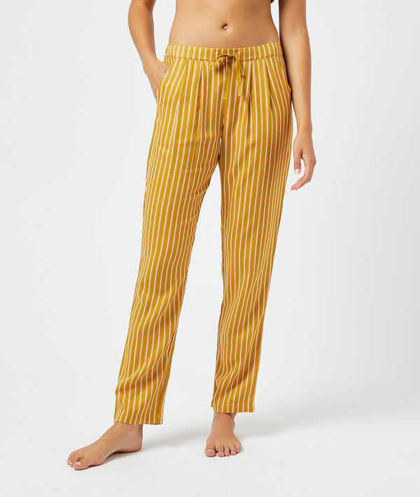 Pantalón pijama estampado de rayas Pantalón pijama estampado de rayas;${refinementColor}