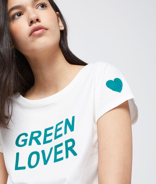 Camiseta 'green lover' algodón orgánico Camiseta 'green lover' algodón orgánico