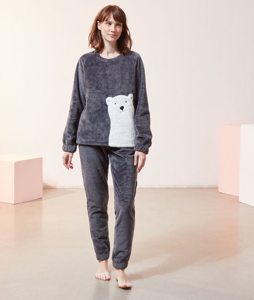 Pantalón homewear antracita.