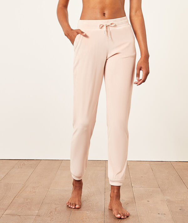 Pantalón jogger de terciopelo Pantalón jogger de terciopelo;${refinementColor}