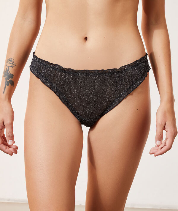 Culotte en dentelle irisée Culotte en dentelle irisée;${refinementColor}