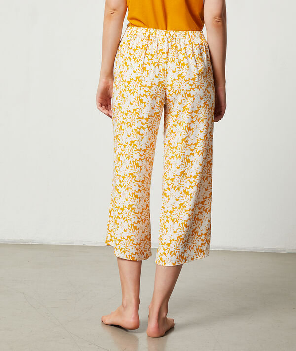 Pantalón 7/8 estampado floral Pantalón 7/8 estampado floral;${refinementColor}